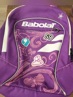 Babolat Junior Club Purple Backpack for Tennis Gear.